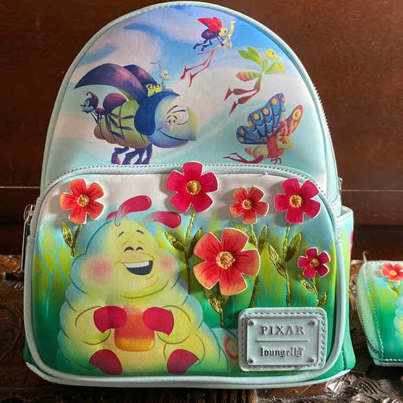 Loungefly Bags Loungefly Pixar A Bugs Life Earthday Mini Backpack Poshmark